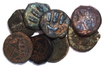 A Treasure Lot Of 8 Prutah From King Agrippa 1st Minted...