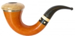 Calabash Pipe with Meerschaum Bowl Signed BBB. - click to enlarge.