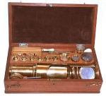 19th Century Martin Type Drum Microscope by Crichton, London.