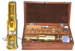 19th Century Martin Type Drum Microscope by Crichton, London. - click to enlarge.