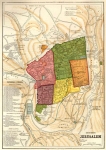 Phillips & Hunt Map of Jerusalem 1886. - click to enlarge.