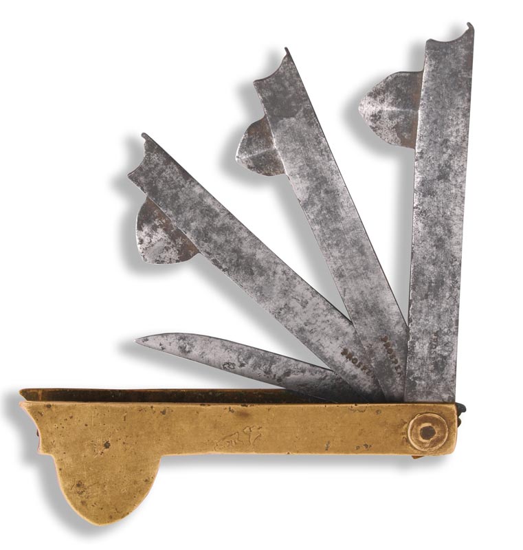 Bloodletting Fleam Brass and Steel Gilai Collectibles