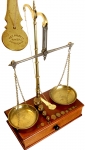An Early Apothecary Beam Balance Scale by Avery, Birmingham.