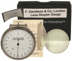 The Davidson Lens Diopter Gauge by F. Davidson & Co, London....