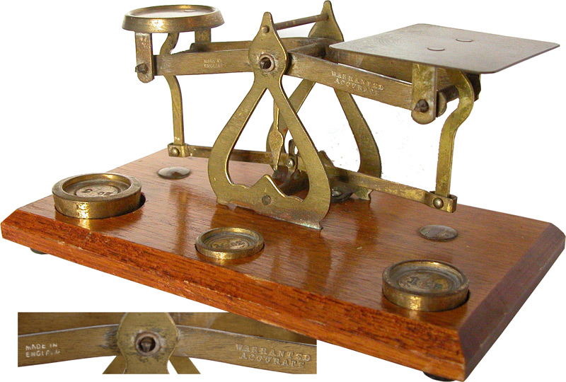 Balance For Weighing Bread by United Yeast Company . - Gilai Collectibles