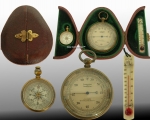 A Complete 19th Century Necessaire Alpin (Compass, Barometer,...