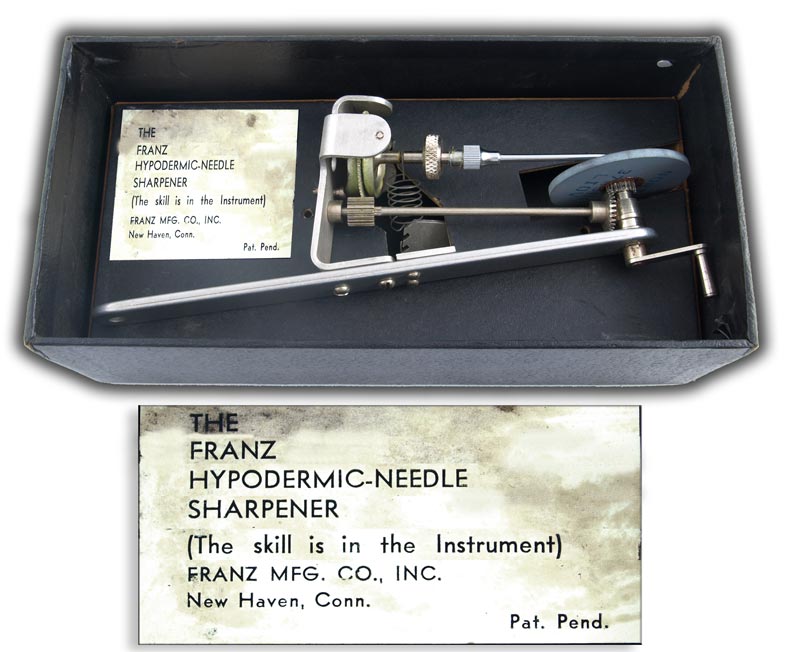 Hypodermic Needle Sharpener - Gilai Collectibles