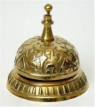 Hotel Type Brass Desk Bell