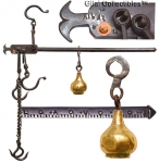 A Nice Early 20th Century Egyptian Steelyard With Triple Fulcrum.