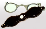 Ebony Wood Lorgnette Eyeglasses Late 18th Century - click to enlarge.